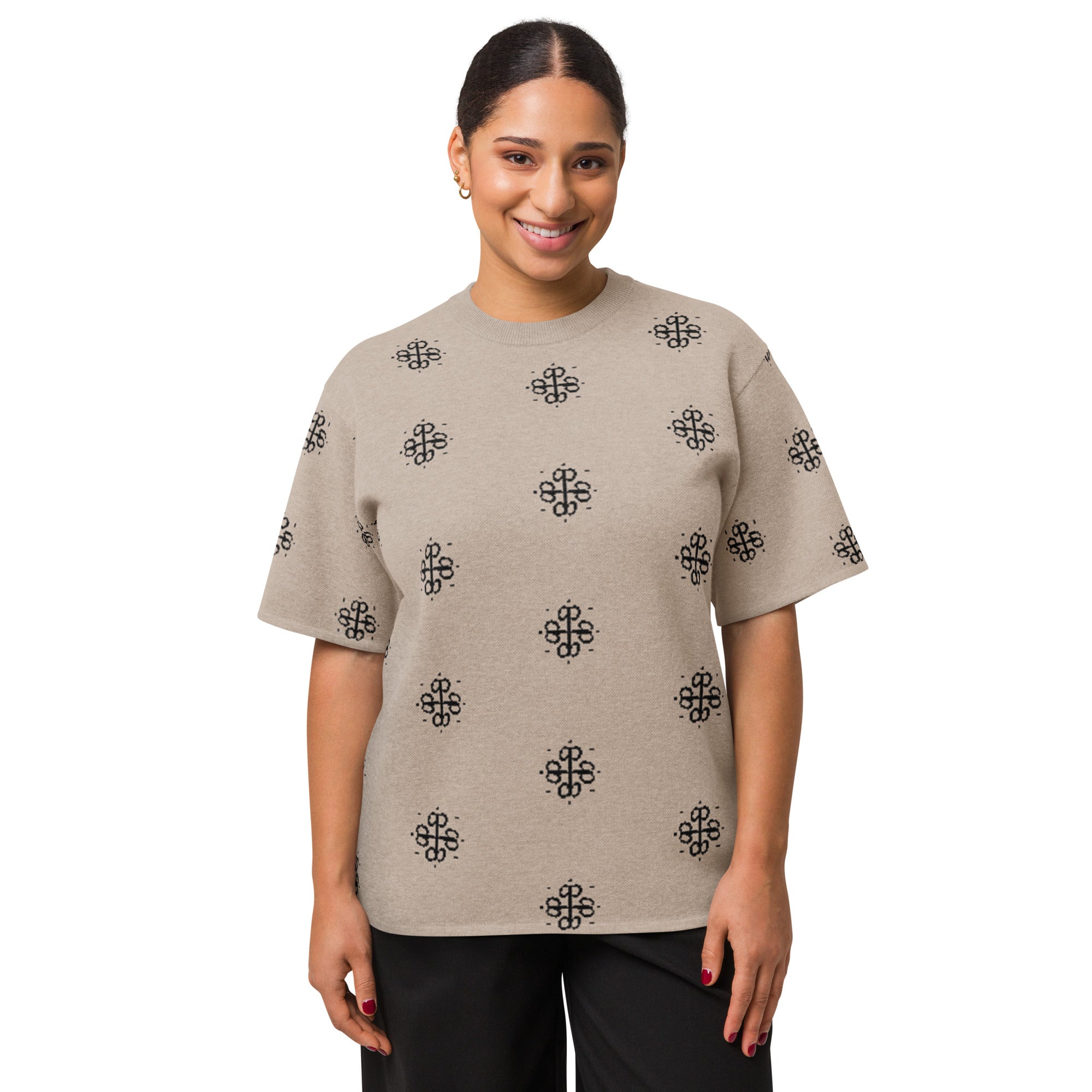 Canelune Knitted T-Shirt model Liora