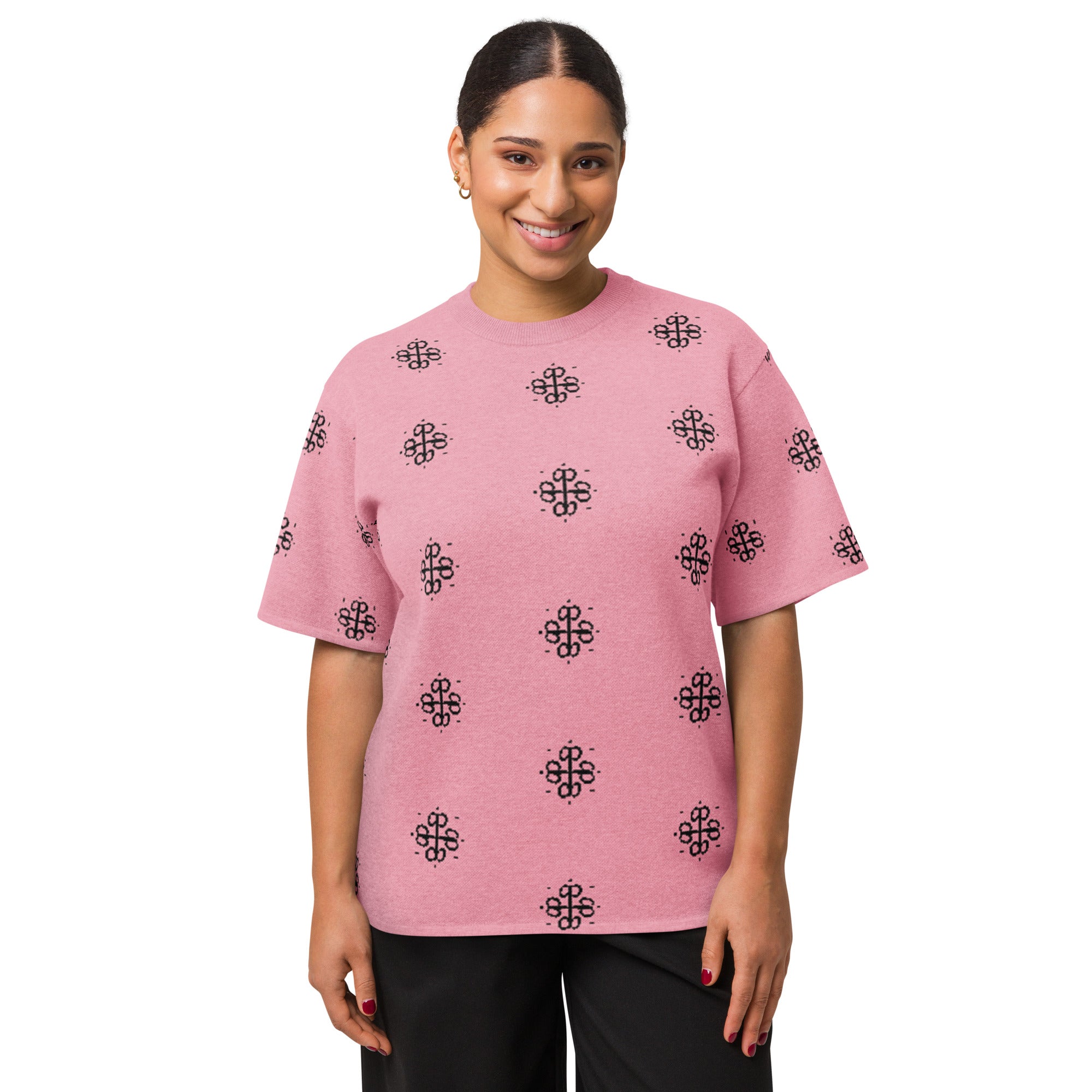 Roséline Knitted T-Shirt model Liora