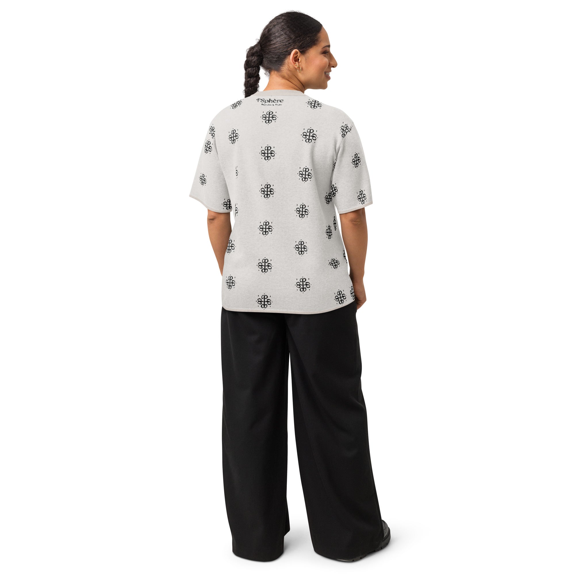 Calcaire Knitted T-Shirt model Liora