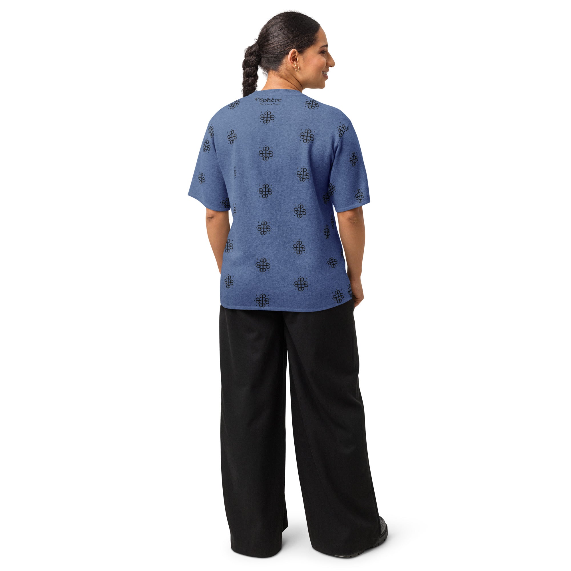 Azurine Knitted T-Shirt model Liora