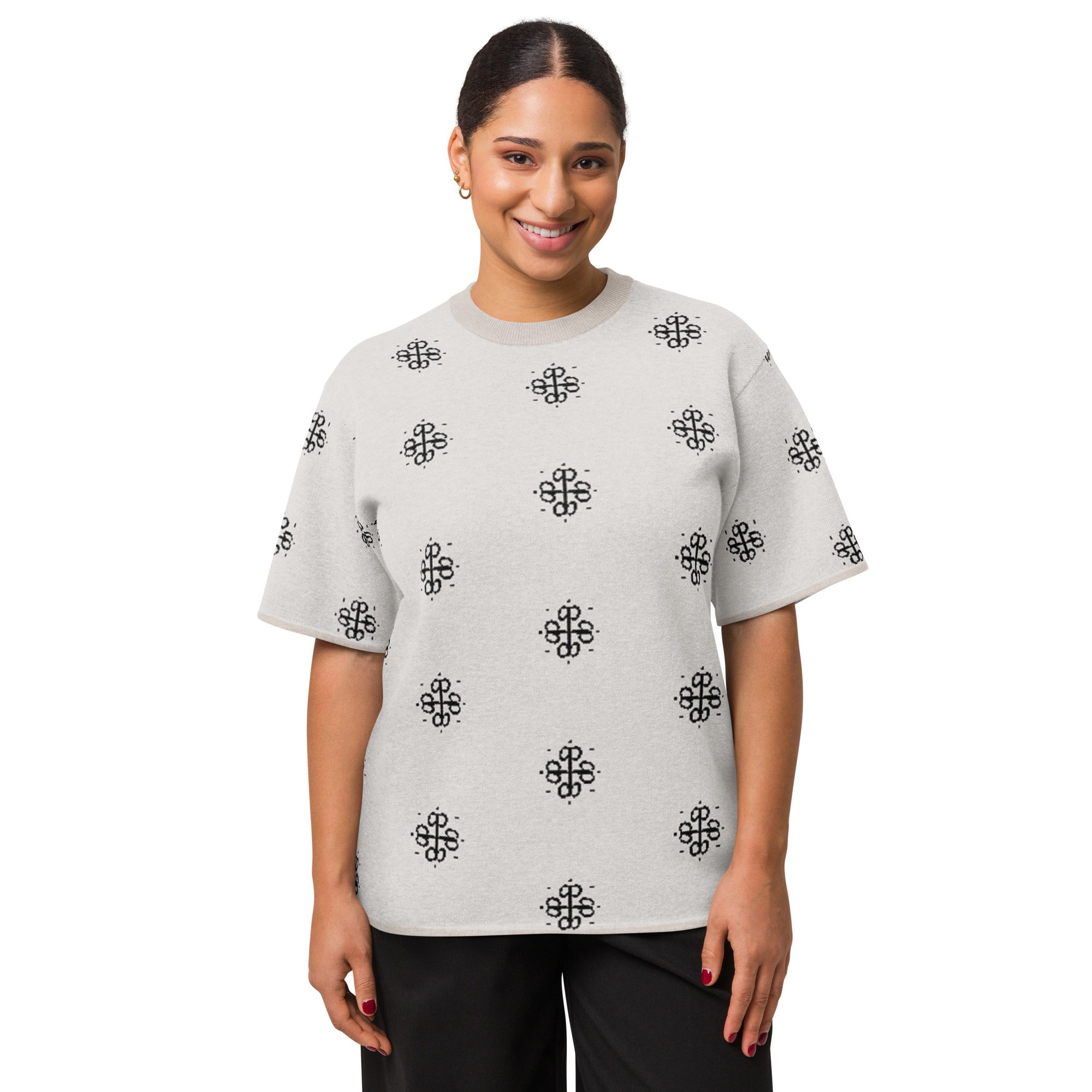 Calcaire Knitted T-Shirt model Liora